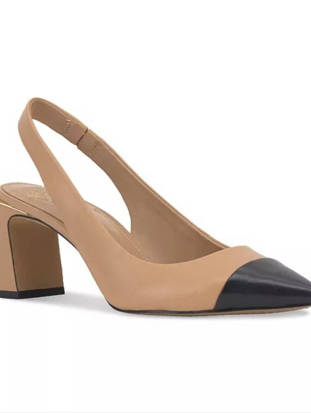 Vince Camuto Hamden Slingback Pumps Size 10 Pointed-toe slip-on block heels NWOT - Picture 6 of 10